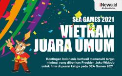 Infografis Klasemen Akhir SEA Games 2021: Indonesia Capai Target, Vietnam Juara Umum