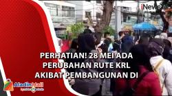Perhatian! 28 Mei Ada Perubahan Rute KRL Akibat Pembangunan di Stasiun Manggarai
