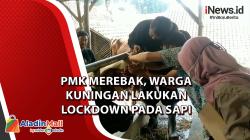 Video PMK Merebak, Warga Kuningan Lakukan Lockdown pada Sapi