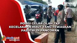 Polisi Gelar Olah TKP Kecelakaan Maut yang Tewaskan Pasutri di Pancoran