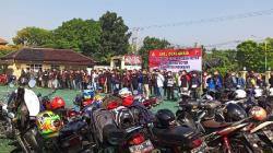 Polres Indramayu Ajak Ratusan Anggota Klub Deklarasi Antigeng Motor<
