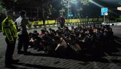 Diduga Hendak Tawuran, 97 Pelajar SMK Diamankan Polisi di Palabuhanratu Sukabumi