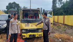 Truk Oleng Hantam 2 Pejalan Kaki di Simpenan Sukabumi, 1 Tewas 1 Luka-luka