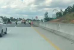 Terungkap! Pemotor Terobos Tol Balikpapan-Samarinda Ternyata Buronan Curanmor