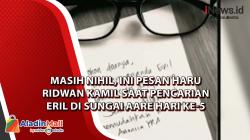 Masih Nihil, Ini Pesan Haru Ridwan Kamil saat Pencarian Eril di Sungai Aare Hari ke-5