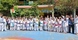 Inkado Kabupaten Hulu Sungai Utara Sambut Kunjungan Inkado Perguruan Dojo Telaga Biru Banjarmasin