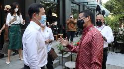 Sandiaga Uno Temui Menkes Singapura, Yakinkan Covid-19 di Indonesia Tertangani dengan Baik<