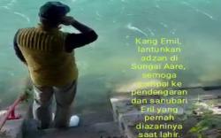 Viral Ridwan Kamil Kumandangkan Azan di Tepi Sungai Aaree Swiss untuk Emmeril<