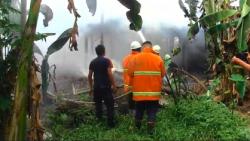 Pabrik Penyulingan Daun Cengkih di Lumajang Ludes Terbakar<