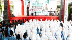 Ribuan Santri di Indramayu Gelar Gebyar Sholawat, Doakan Ganjar Jadi Presiden 2024