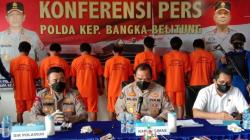 Tangkap Ikan Pakai Pukat Harimau, 7 Nelayan Asal Lampung Diamankan Polda Babel 