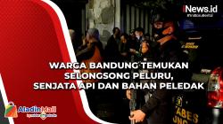 Warga Bandung Temukan Selongsong Peluru, Senjata Api dan Bahan Peledak