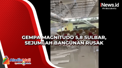 Gempa Magnitudo 5,8 Sulbar, Sejumlah Bangunan Rusak