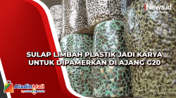 Sulap Limbah Plastik Jadi Karya untuk Dipamerkan di Ajang G20