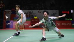 Marcus - Kevin Lolos ke Perempat Final Indonesia Masters 2022