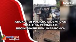 Angkot di Padang Sidempuan Tiba-Tiba Terbakar, Begini Nasib Penumpangnya