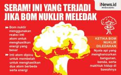 Infografis Ini yang Terjadi Jika Bom Nuklir Meledak