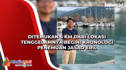 Ditemukan 6 km dari Lokasi Tenggelamnya Begini Kronologi Penemuan Jasad Eril<