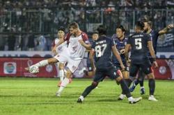 Hasil Piala Presiden 2022: Wiljan Pluim Cetak Gol Kilat, PSM Tekuk Arema