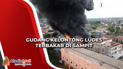 Gudang Kelontong Ludes Terbakar di Sampit
