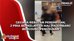 Gegara Rebutan Perempuan, 2 Pria Berkelahi di Mal Palembang Berujung Penusukan
