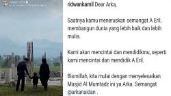 Ridwan Kamil: Dear Arka, saatnya Kamu Teruskan Semangat A Eril