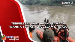 Terpeleset saat Buang Sampah, Wanita Tewas Tenggelam di Wajo