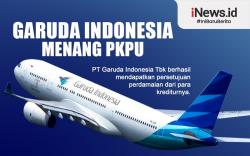 Infografis Garuda Indonesia Menang PKPU