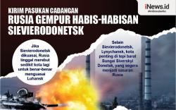 Infografis Kirim Pasukan Cadangan, Rusia Gempur Habis-habisan Sievierodonetsk
