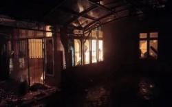 Kantor Kominfo Empat Lawang Ludes Terbakar, Api Muncul dari Belakang Gedung 