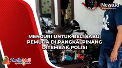 Mencuri untuk Beli Sabu, Pemuda di Pangkalpinang Ditembak Polisi