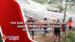 Tim SAR Evakuasi Jasad Pendaki Asal Cimahi yang Tewas di Gunung Slamet
