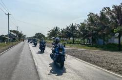 Singgah di Yogyakarta, 22 Mantan Pembalap Nasional Touring Jakarta-Bali