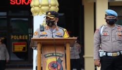 Pejabat Polres Sukabumi Dirotasi, Kapolres Ingatkan Ancaman Hoaks