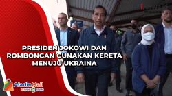 Presiden Jokowi dan Rombongan Gunakan Kereta Menuju Ukraina