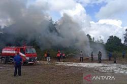 Hadapi Ancaman Karhutla, Pemkab Barito Selatan Gelar Simulasi Pemadaman Api
