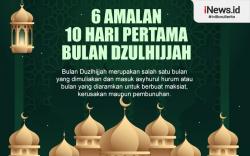 Infografis 6 Amalan 10 Hari Pertama Bulan Dzulhijjah