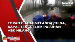 Topan Chaba Melanda China, Kapal Tenggelam Puluhan ABK Hilang