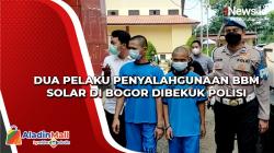 Dua Pelaku Penyalahgunaan BBM Solar di Bogor Dibekuk Polisi