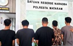 Simpan 1 Kg Ganja dalam Gitar, Personel Band di Mataram Ditangkap