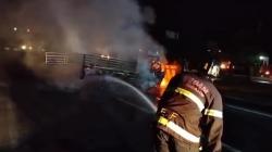 Ini Dugaan Penyebab Pikap Terbakar dan Tewaskan 4 Orang di Pantura Pamanukan Subang