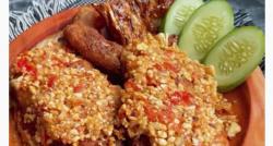 Cara Membuat Ayam Penyet Enak ala Pak Gembus, Lengkap dengan Sambal Mete
