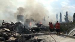 Gudang Benih Pertanian di Nganjuk Ludes Terbakar, Api Diduga dari Puntung Rokok