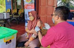 Vaksin Booster Jadi Syarat Perjalanan, Binda DIY Gelar Vaksinasi di Perbukitan Menoreh<