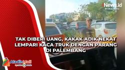 Tak Diberi Uang, Kakak Adik Nekat Lempari Kaca Truk dengan Parang di Palembang