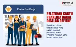 Infografis Pelatihan Kartu Prakerja Bakal Digelar Offline