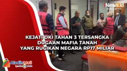 Kejati DKI Tahan 3 Tersangka Dugaan Mafia Tanah yang Rugikan Negara Rp17 Miliar