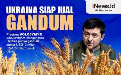 Infografis Ukraina Siap Ekspor Gandum Senilai Rp150 Triliun