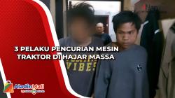 3 Pelaku Pencurian Mesin Traktor di Hajar Massa