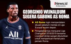 Infografis Georginio Wijnaldum Segera Gabung AS Roma